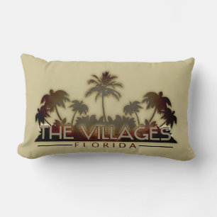 La almohada de palmeras de los pueblos de Florida