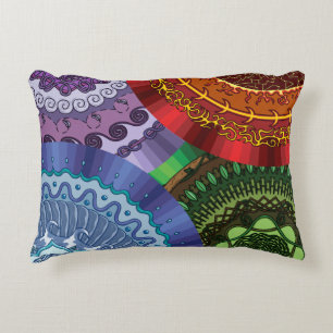 La almohada del acento de las mandalas de los