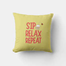 La almohada del acogedor Tea Lover - Elegante rega