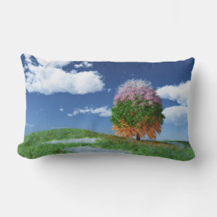La almohada del árbol de temporada