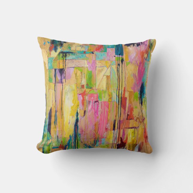 La almohada del arte de MaryLea Harris de la (Anverso)