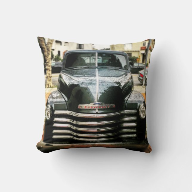 La almohada del camión de Chevy del vintage con (Anverso)