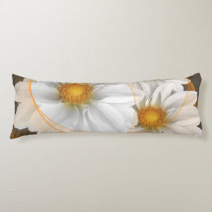 La almohada del cuerpo florece el naranja negro
