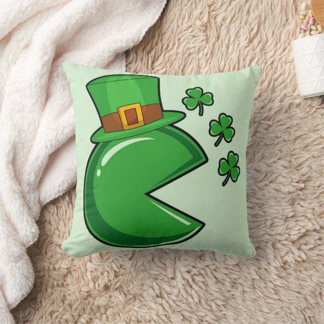 "La almohada del Día de San Patricio - Personaliza (Manta)