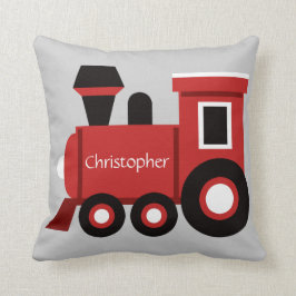 La almohada del muchacho lindo, tren rojo con