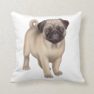 La almohada del perrito del barro amasado
