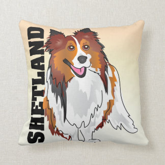 La almohada del perro pastor de Shetland