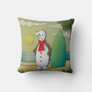 La almohada del Snowman en verano