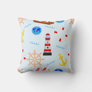 La almohada luminosa de los niños con un patrón ma