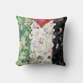 La almohada palestina más linda con Keffiyeh Scarf