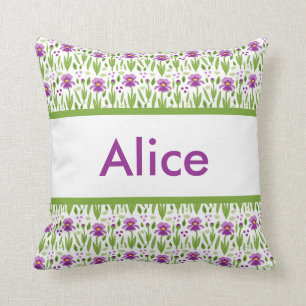 La almohada personalizada de Alicia