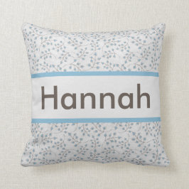 La almohada personalizada de Hannah