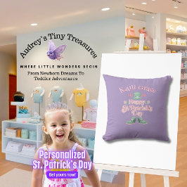 La almohada personalizada del Día de San Patricio