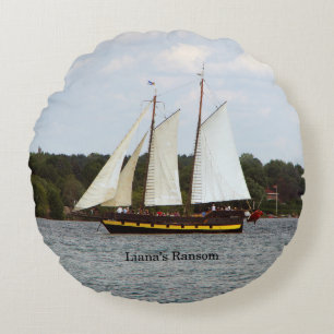 La almohada redonda del rescate de Liana