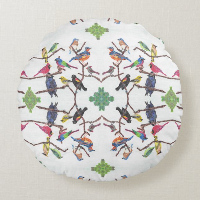 La almohada redonda modelada reunión de los (Anverso)