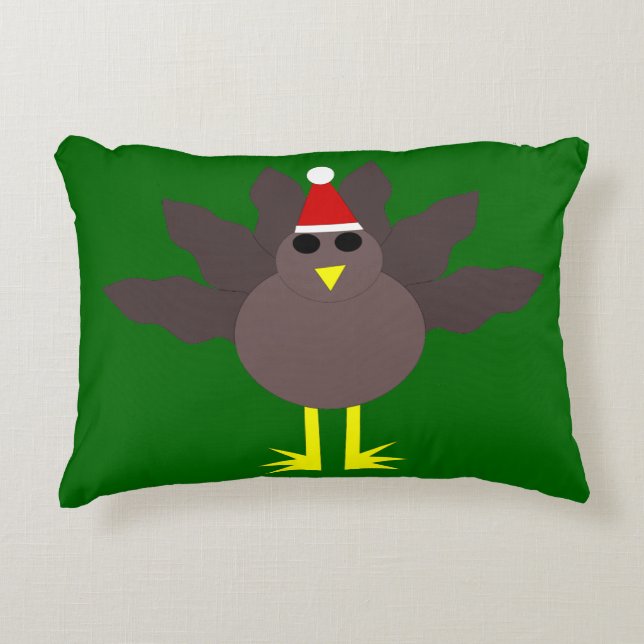 La almohada turca de los Navidades amables (Anverso)