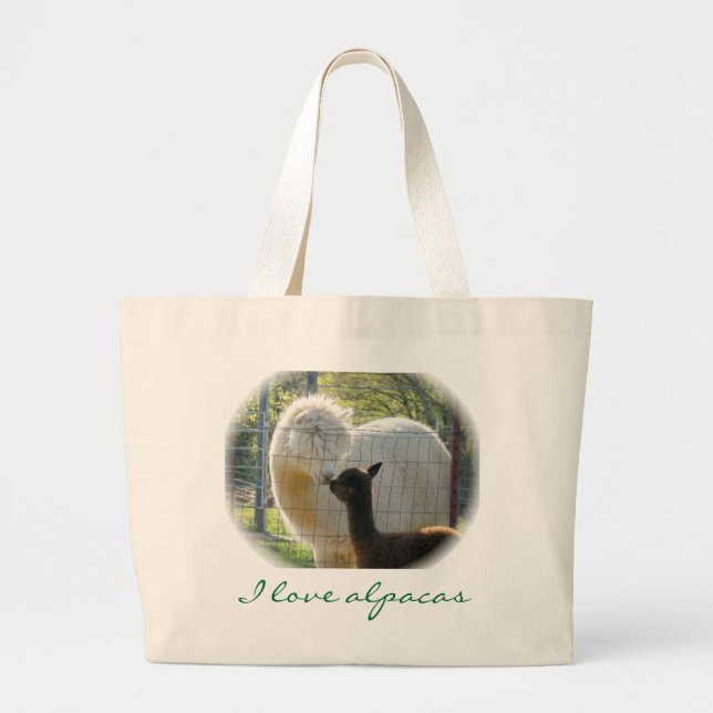 La alpaca besa el bolso (Frente)