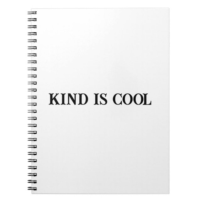 La amabilidad es genial Cuaderno de niños (Frente)