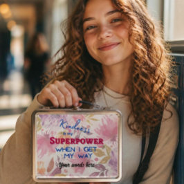 La amabilidad es mi superpoder Caja de almuerzo de