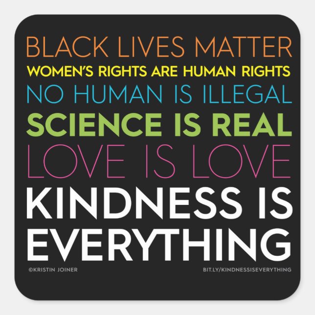 La Amabilidad Es Todo Pegatina (Anverso)