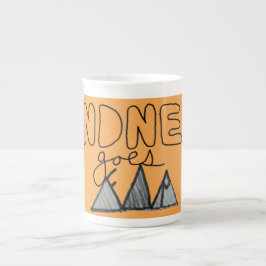 La "amabilidad va lejos" taza de té de motivación