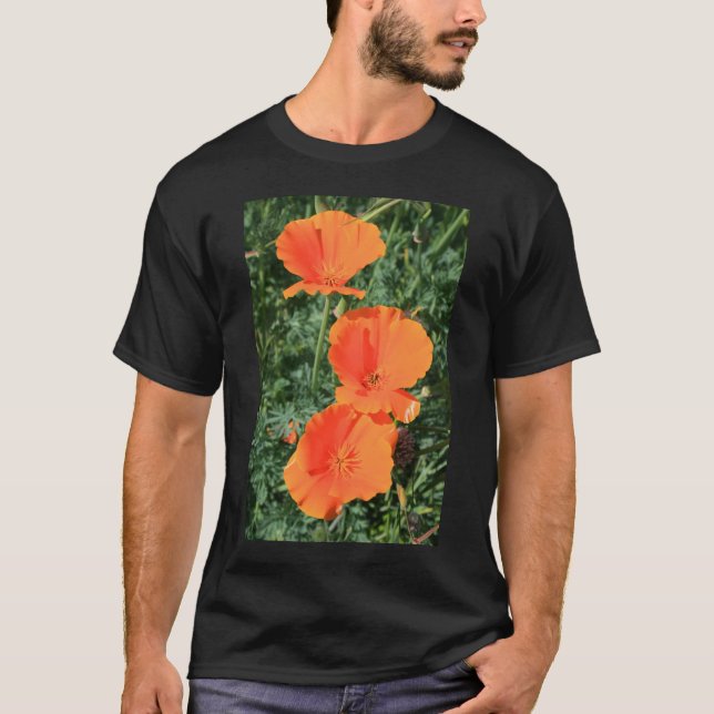La amapola de California florece la camiseta (Anverso)