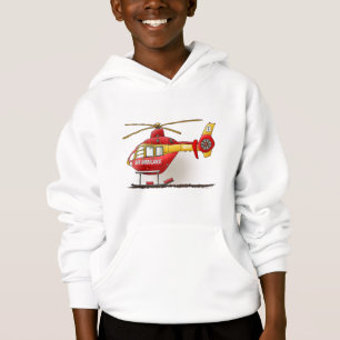 La ambulancia del helicóptero embroma la camiseta