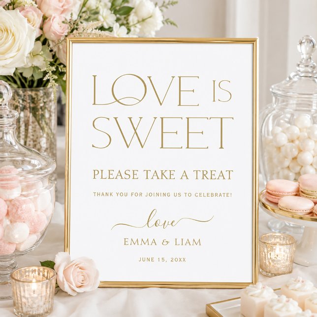 La amor es dulce Señal de mesa para recuerdos de b (Subido por el creador)