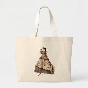 La anciana Steampunk Lady en la bolsa Tote