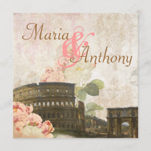 La antigua invitación a la boda de la Casa Rosa Ro