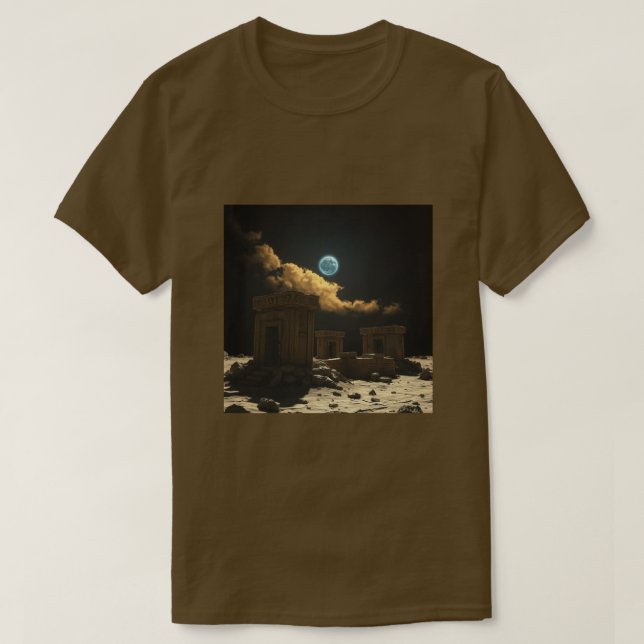 La antigua luna alienígena arruina camiseta | Sci- (Diseño del anverso)