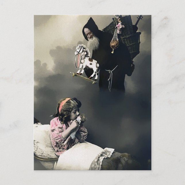 La antigua tarjeta de Navidades de Santa María de  (Anverso)