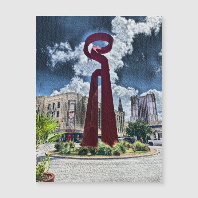 La Antorcha de la Amistad imán (Anverso)