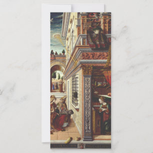 La Anunciación Carlo Crivelli Arte del Renacimient