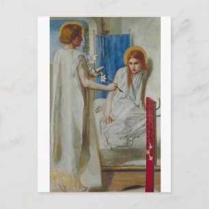 La Anunciación por Gabriel Rossetti Tarjeta Postal