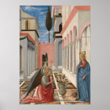 La Anunciación - Póster de Arte Fino Fra Carnevale