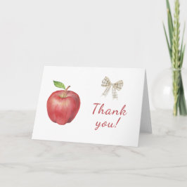 La Apple de nuestro ojo, la tarjeta de agradecimie