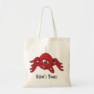 La araña roja de la diversión embroma la bolsa d