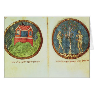 La arca de Noah y Adán y Eva