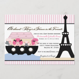 La arca de Noahs va a la invitación de París para