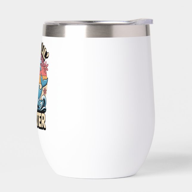 La ardilla de la lila de papá - la ballena retro p (Izquierdo)