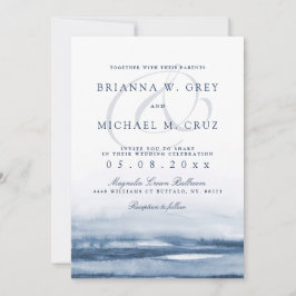 La armada de la invitación a la boda de niebla en