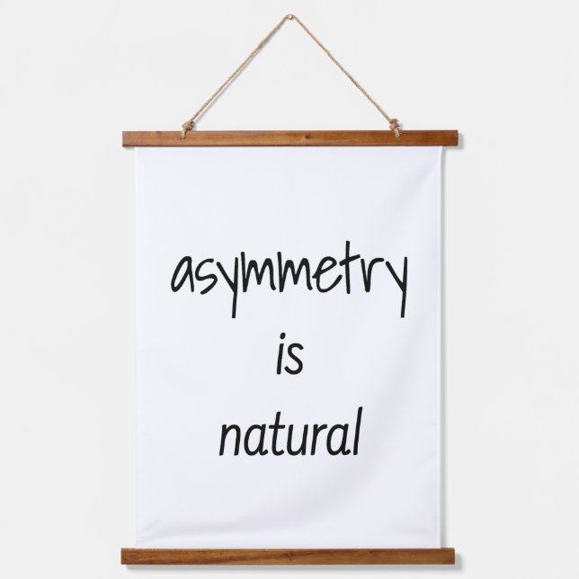 La Asimetría Es Tapiz De Muro De Madera Natural (Anverso)