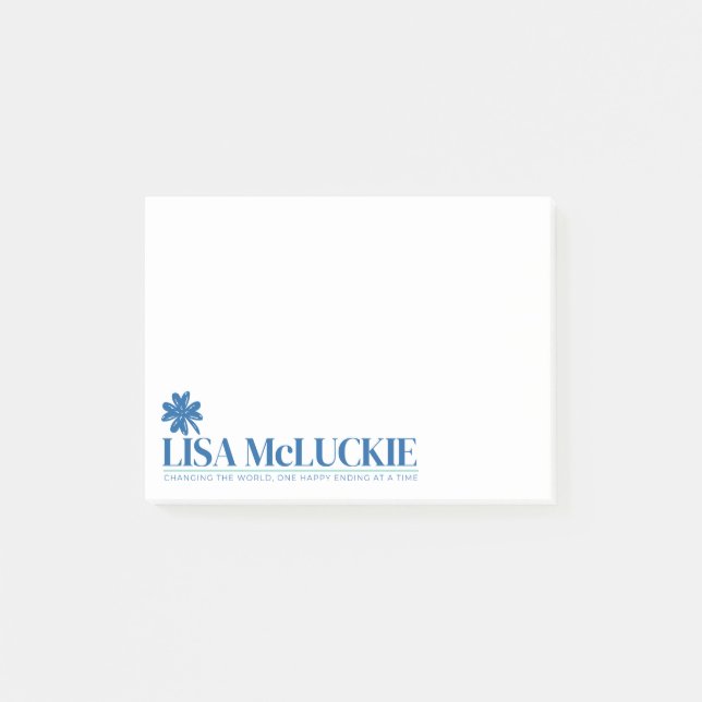 La autora Lisa McLuckie publica notas (Anverso)