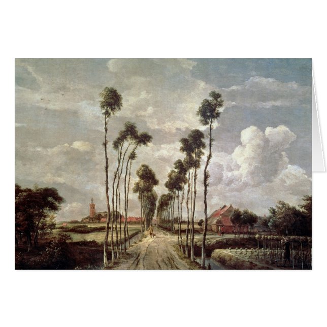 La avenida en Middelharnis, 1689 (Anverso (Horizontal))