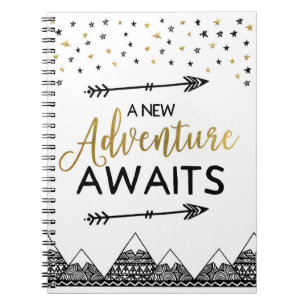 La aventura aguarda el cuaderno