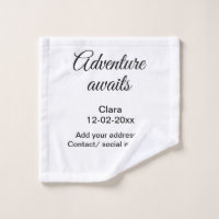 La aventura comienza a añadir nombre fecha año lug
