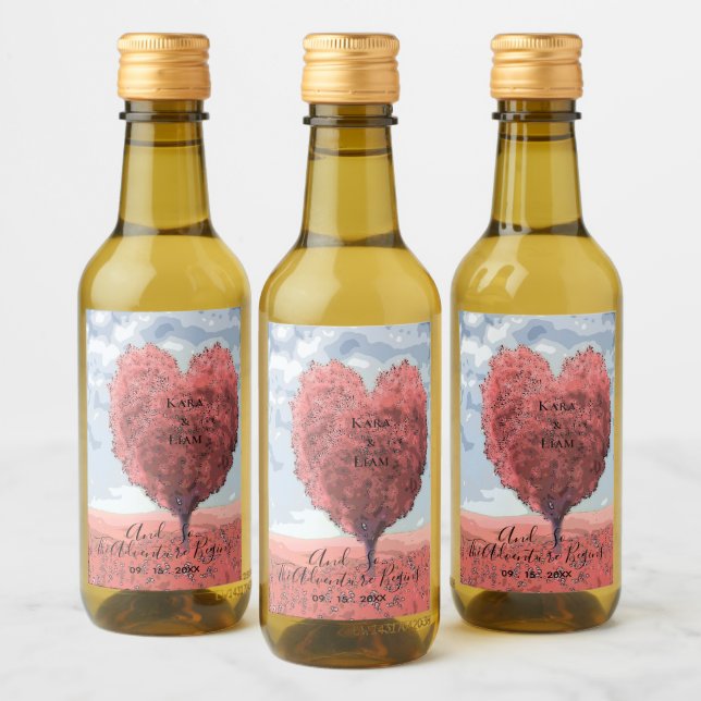 La aventura comienza con el Boda romántico Mini (Botellas)
