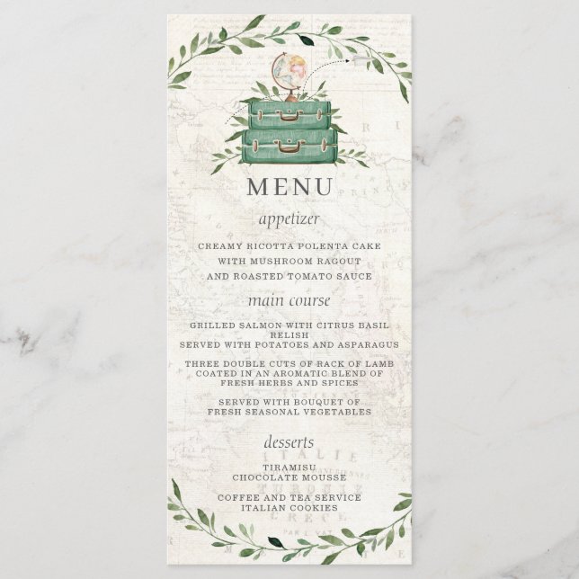 La aventura comienza el menú de ducha del mapa de  (Anverso)