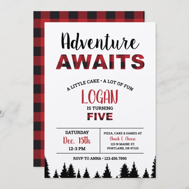 La aventura de la invitación a los quinientos cump (Anverso / Reverso)